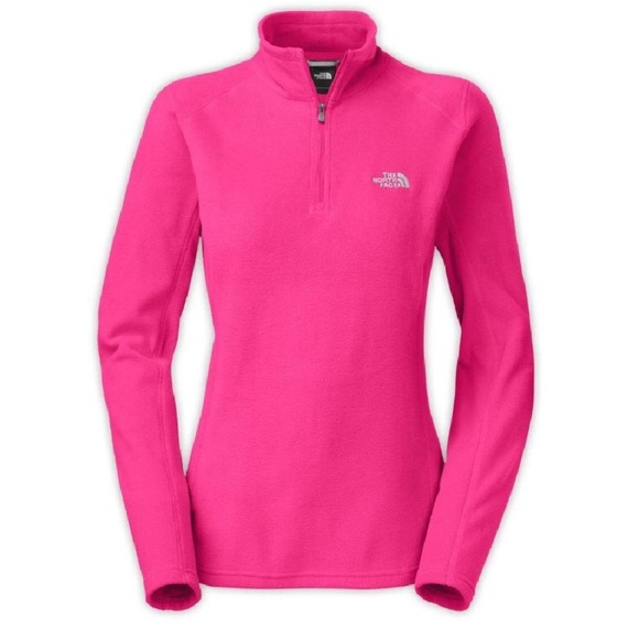 The North Face Sweaters - 1/4 Zip North face Fleece Hot Pink